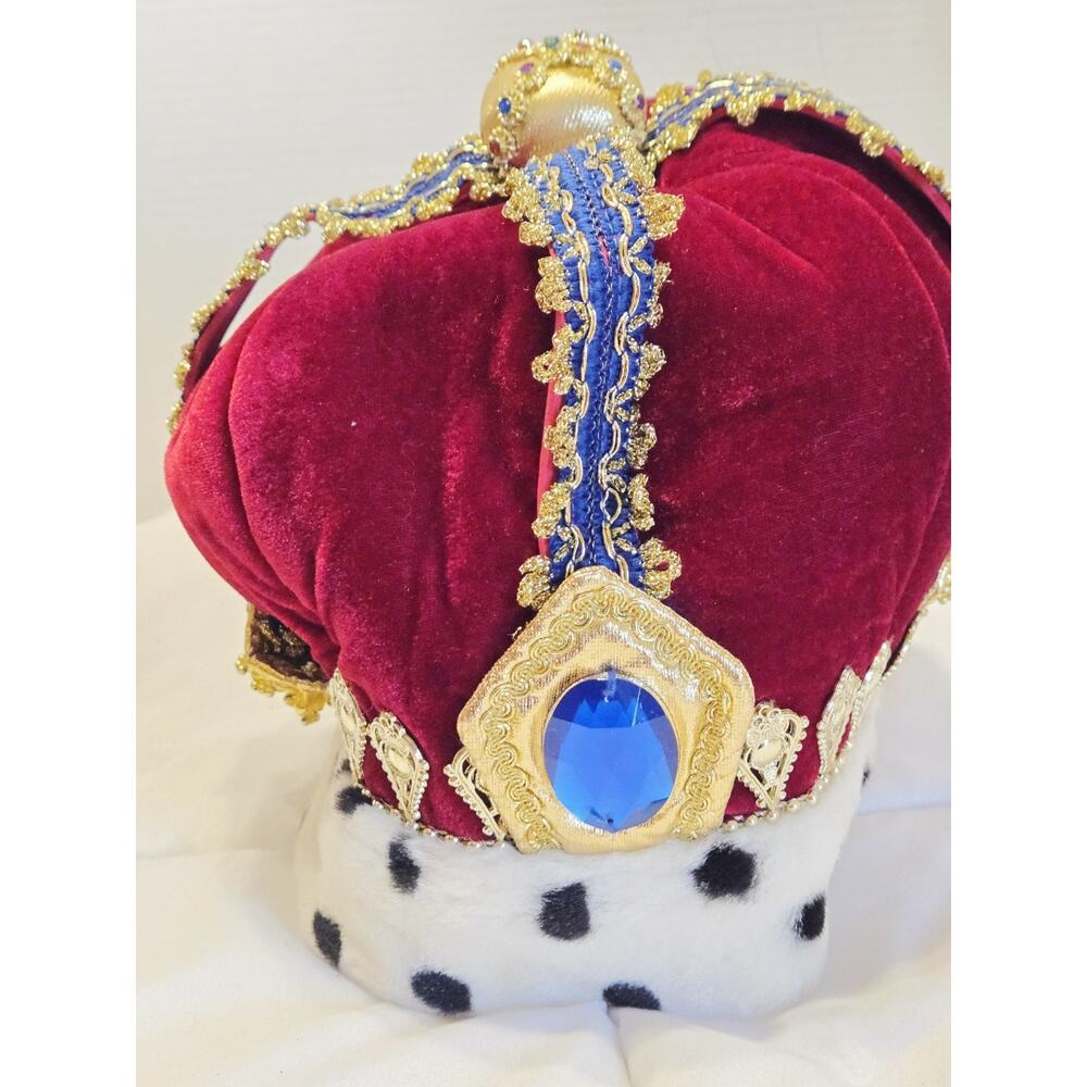 King Crown Hat Adjustable Elope.com Costume Pretend Unisex Kids Adult Royal Gift